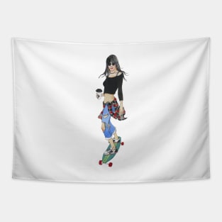 Skater Girl Tapestry