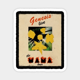 The Gabriel Era - Relive the Genesis' Progression with This Inspired T-Shirt Magnet