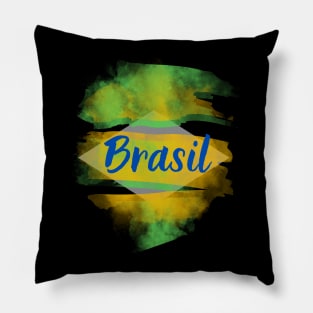 Brasil Flag Pillow