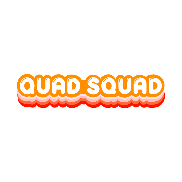 Quad Squad 70s Vibes Skater by tonirainbows