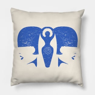 Triple Moon Goddess Pillow