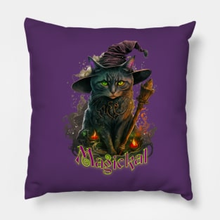 Forest Witch Cat Pillow