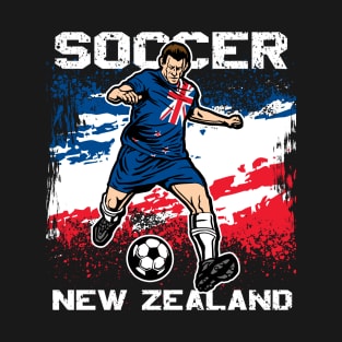 New Zealand Soccer Futbol T-Shirt