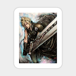 Impressive Fantasy Warrior Magnet