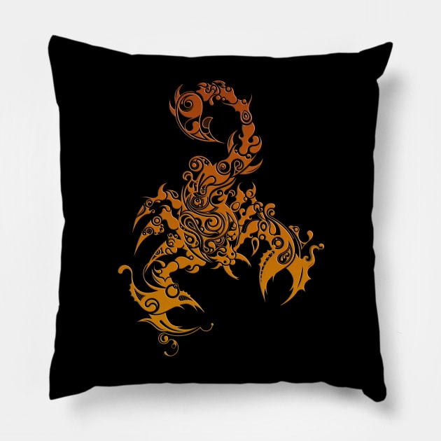 Scorpion Pillow by the Mad Artist