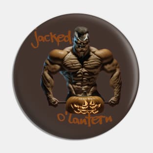 Jacked O'lantern muscle - Halloween series Pin