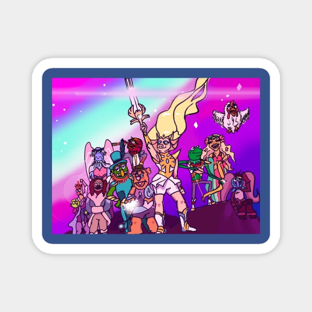 Muppets She-ra Magnet by okjenna