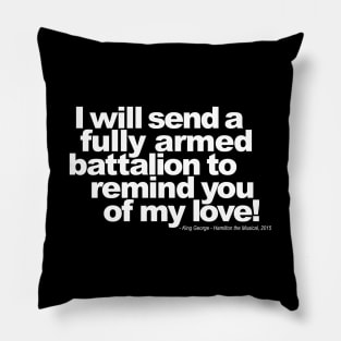 King George song Pillow