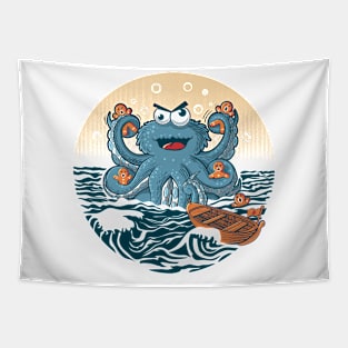 Kraken Cookie Conquest Tapestry