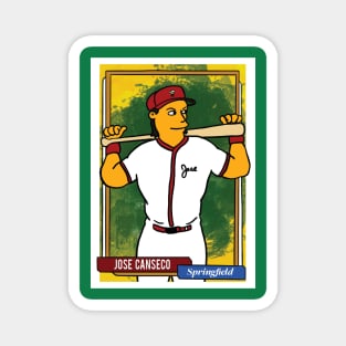 Jose Canseco Springfield Homer at the Bat Baseball Card Magnet