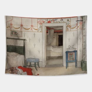 Brita's Forty Winks. From A Home by Carl Larsson Tapestry