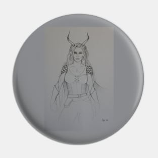 Violexx- Tiefling Cleric from Intelligence Check Pin