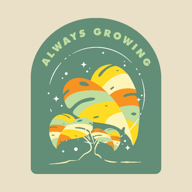 Always Growing Inspirational Self Care by Kangkorniks