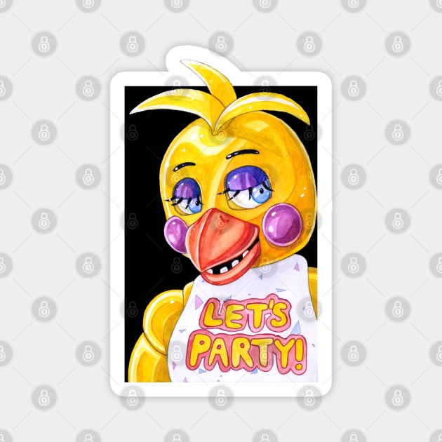 Toy Chica Magnet by Primal Arc