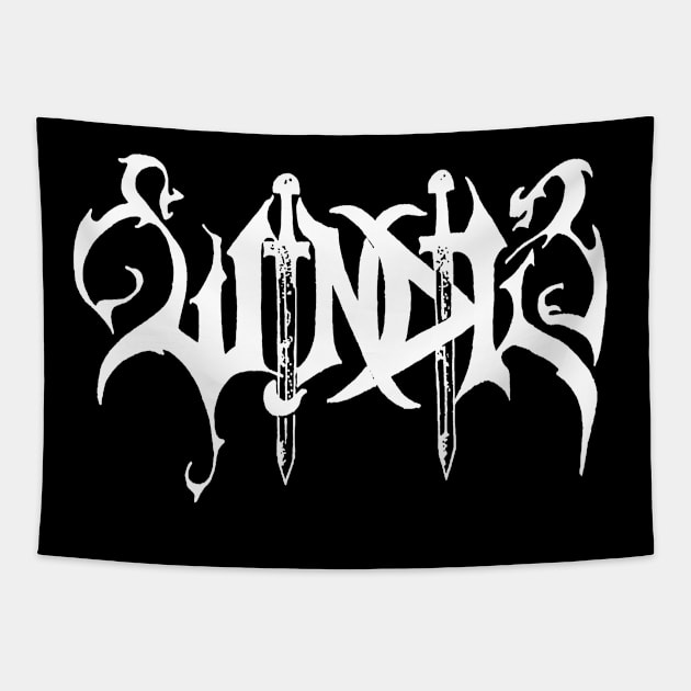 Windir Black Metal Norway Norwegian Valfar Tapestry by GWCVFG