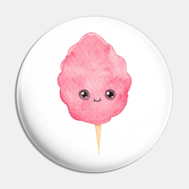 Cute cotton candy Pin by shoko