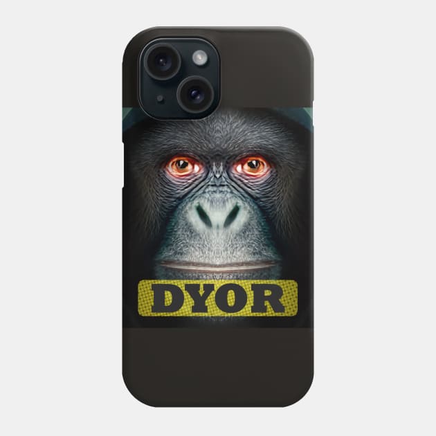 Funny Monkeys Humorous Apes Animals memes Phone Case by PlanetMonkey