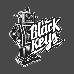 The Black Keys Retro Rockin' Robot T-Shirt