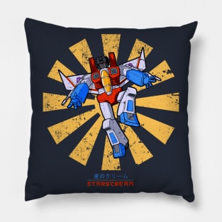 Starscream Retro Japanese Transformers Pillow