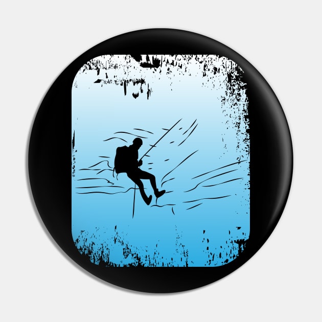Canyoning Pin by Johnny_Sk3tch