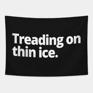 Treading on thin ice. Tapestry