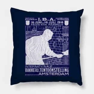 1914 Dutch Bakers Exposition Pillow