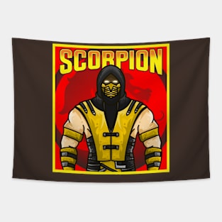 Scorpion Mortal Kombat Tapestry