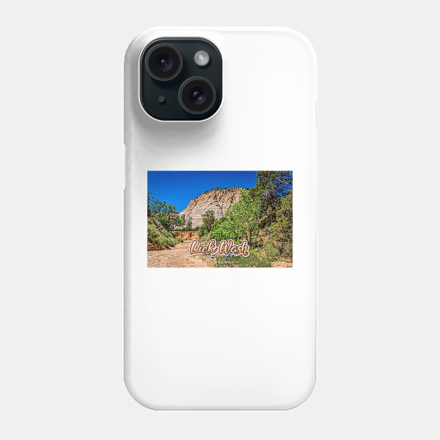 Lick Wash Trail Hike Phone Case by Gestalt Imagery