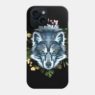 Wolf | Tropical wolf Phone Case