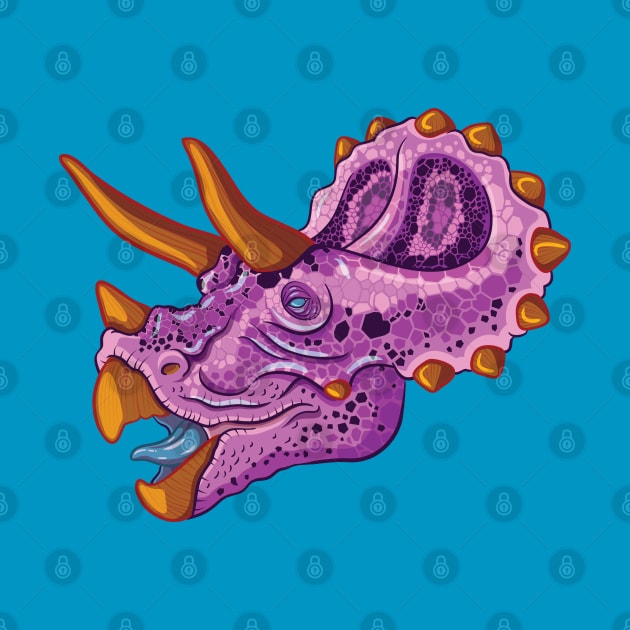 Triceratops (grape) by JenniferSmith