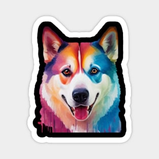 Siberian Husky Magnet