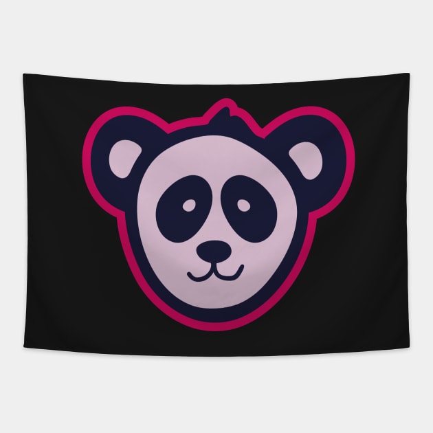 Panda Face Tapestry by EpicMums