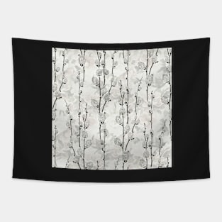 Antique Bouquet Pussywillows Tapestry