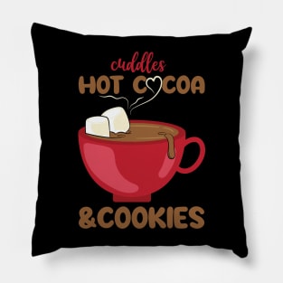 Cuddles Hot Cocoa and cookies Pillow