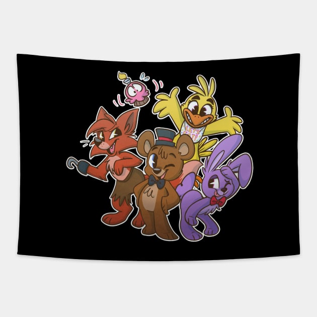 Freddy and Friends Tapestry by Nini