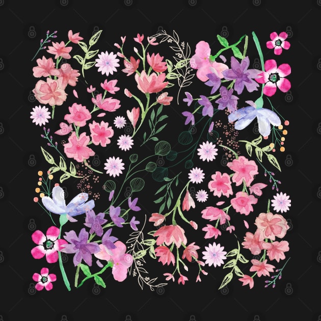 Watercolor Flowers by leBoosh-Designs