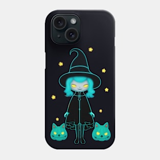 She and her cats Phone Case