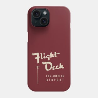 Vintage Fight Deck Los Angeles Airport Phone Case