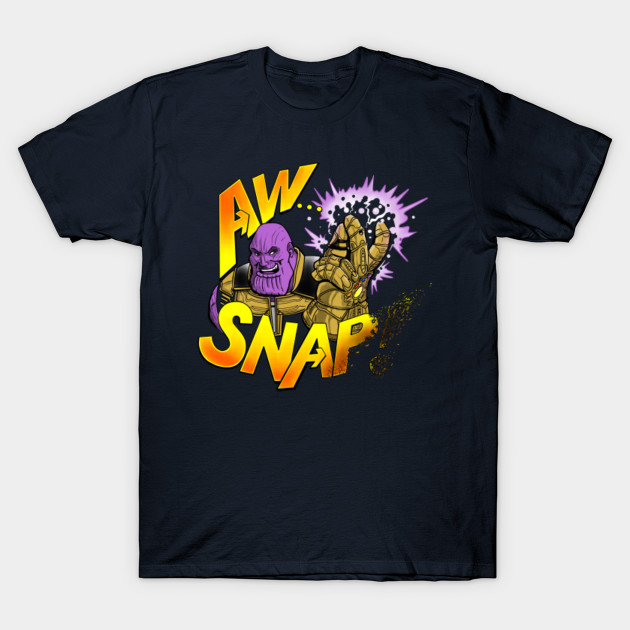 thanos snap t shirt