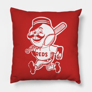 Alternate Mr. Redlegs - Vintage Logo Pillow