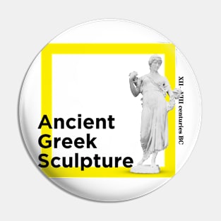 Ancient Greek Sculpture Pin