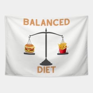 Balanced diet Tapestry