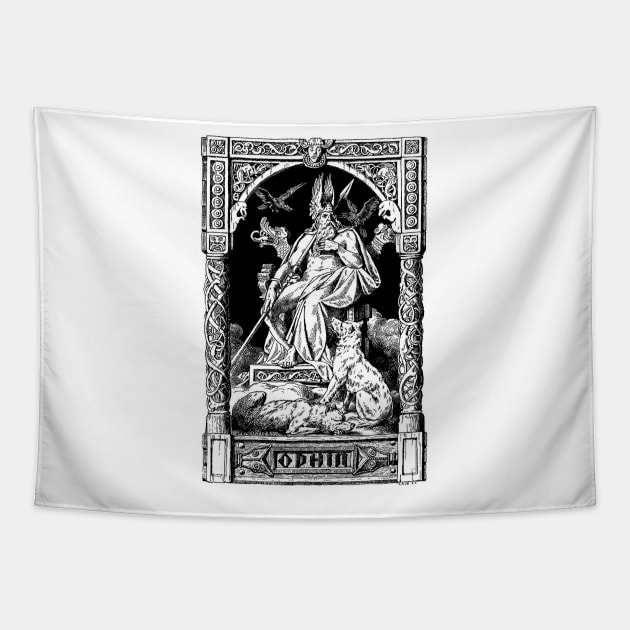 Odin, Johannes Gehrts 1901 Tapestry by immortalpeaches