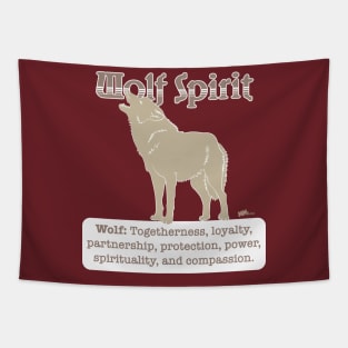 Spirit Animal-Wolf Tapestry