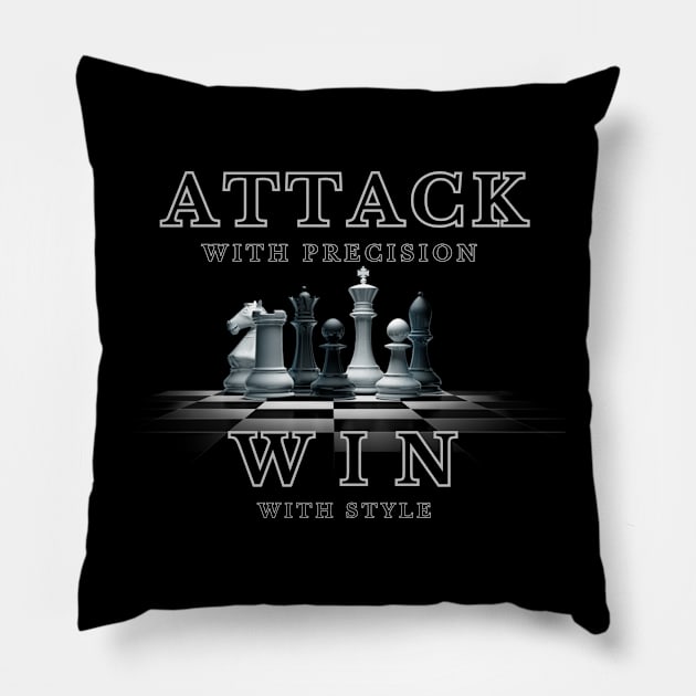 Attacking Chess Pillow by Cun-Tees!