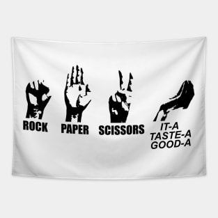 Rock Paper Scissors Italian 6 Tapestry