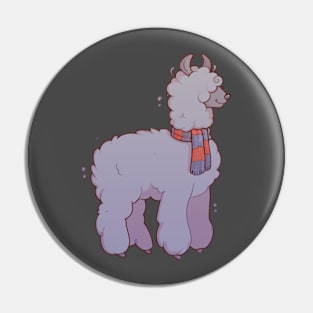 Onyx Llama Pin