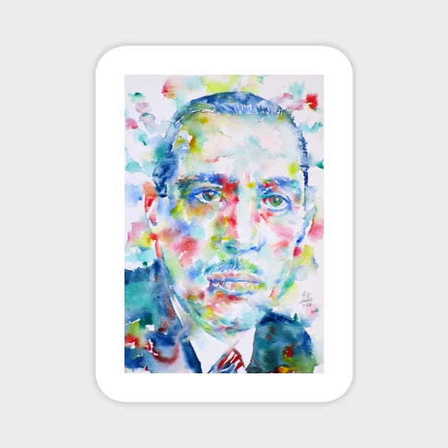 IGOR STRAVINSKY - watercolor portrait .1 Magnet by lautir