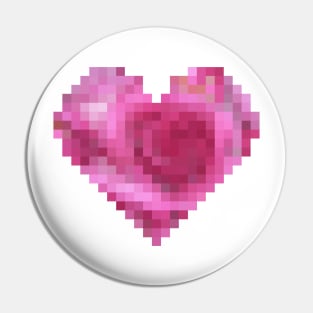 Pixel Heart Pin