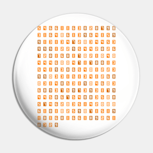 200 digit prime number (orange rectangles) Pin